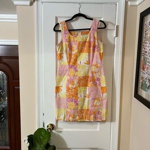 VINTAGE Lilly Pullitzer Owl Shift Dress! size 4